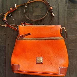 Leather Orange Dooney and Bourke